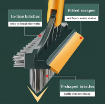 3566 Bathroom Brush + Wiper DUAL – Dual-Function Toilet & Shower Cleaning Tool