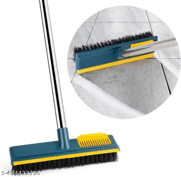 6784 Bathroom Brush + Wiper DUAL – Dual-Action Toilet and Floor Cleaning Tool