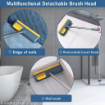 6784 Bathroom Brush + Wiper DUAL – Dual-Action Toilet and Floor Cleaning Tool