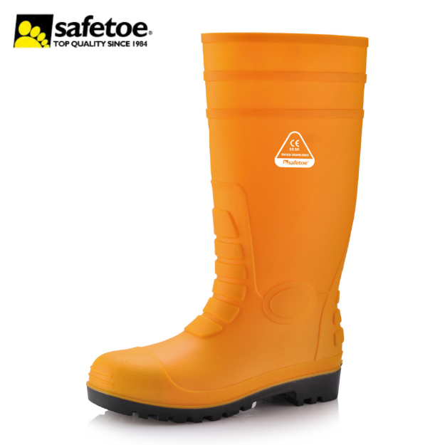 Safetoe W-6038 Yellow S5 SRC Heavy Duty Safety Boots 