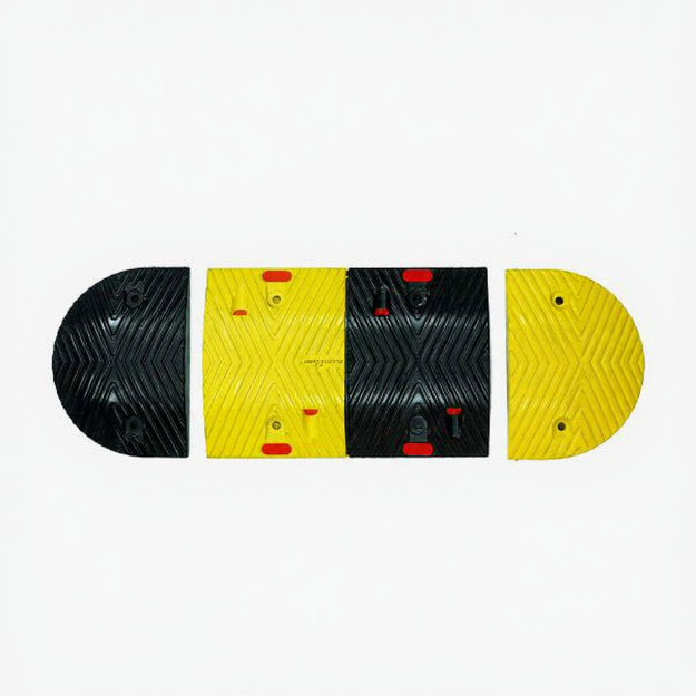 Besto L-07 Reflective Road Safety Rubber Humps Speed Breaker (Price / Meter)