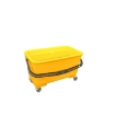 Commercial AF 8402 Plastic Rectangular Glass Cleaning Wringer Trolley Bucket