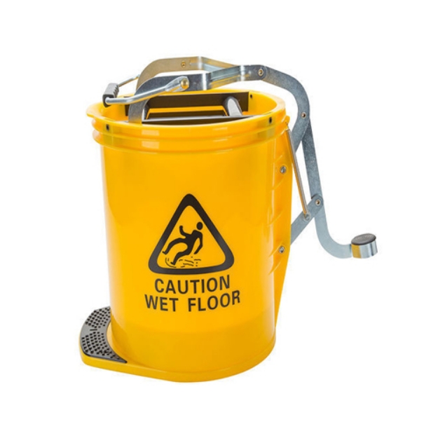 WB25 Yellow Wringer Mop Bucket 25 Liters