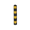 Rubber Column Guard PC-003 High-Impact Edge Protector with Reflective Strip