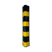 Rubber Column Guard PC-003 High-Impact Edge Protector with Reflective Strip