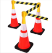 Retractable Traffic Cone Topper Warning Barrier Belt