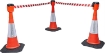 Retractable Traffic Cone Topper Warning Barrier Belt