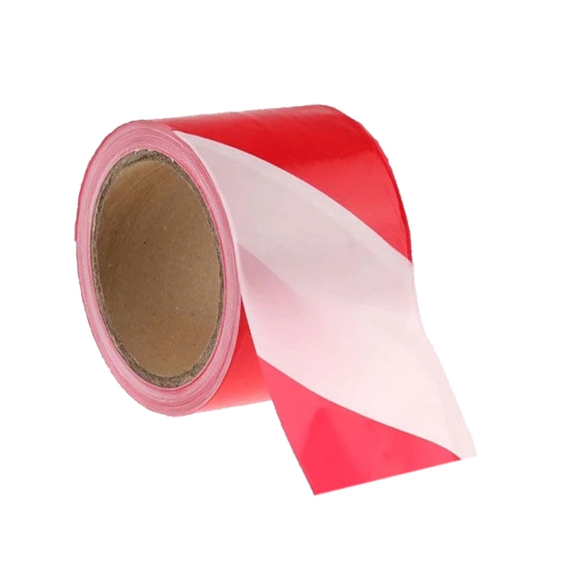 Reflective 301 RW Polyethylene Red & White Warning Tape