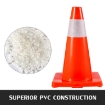 Road Safety PVC Waterproof Orange White Reflective Tape Pakistani Traffic Cone	