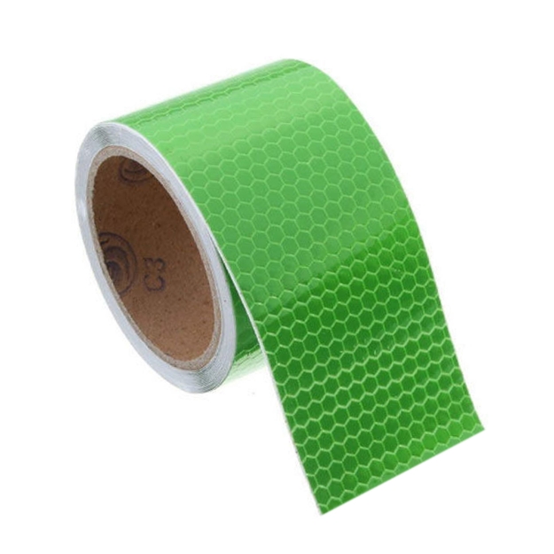 Road Safety PET Green Diamond Grade Adhesive Reflective Warning Tape