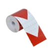 High Quality Red And White PVC Weatherproof Arrow Reflective Adhesive Tape