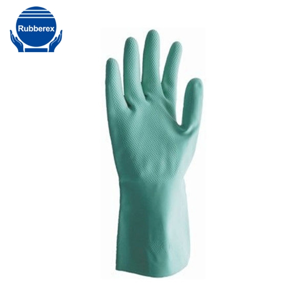 Rubberex RN18 Flocklined Food Grade & Chemical Resistant Nitrile Gloves