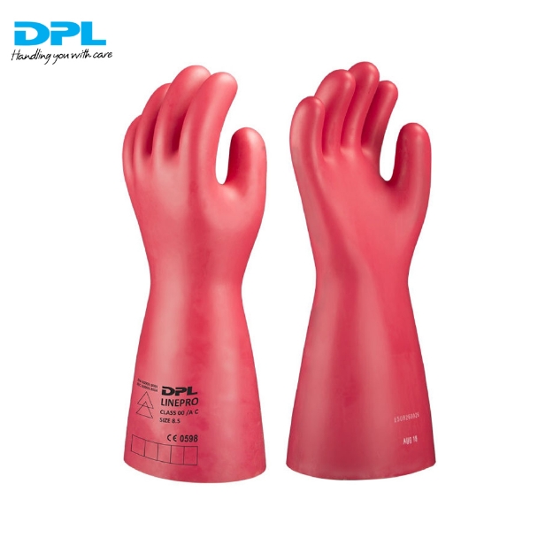  DPL Linepro 500 Volts Electrical Insulated Class 00 Rubber Gloves