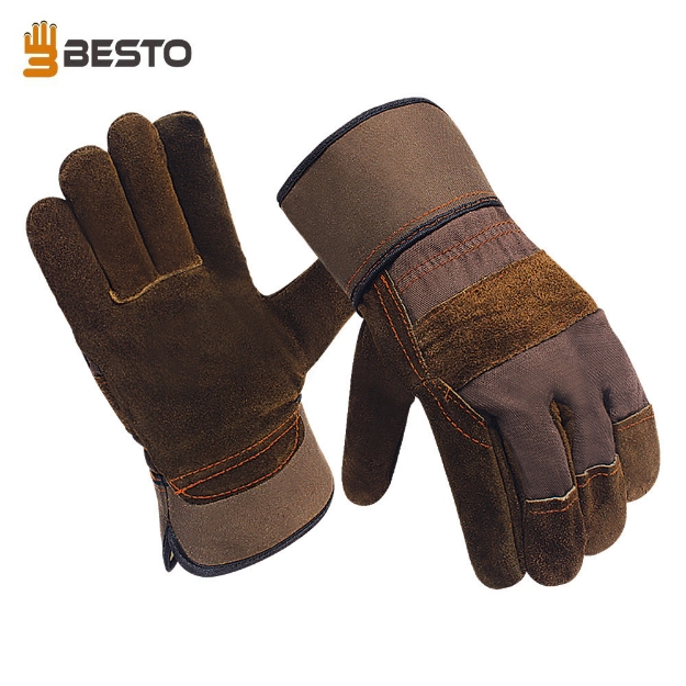 Besto 1006 Waterproof Premium Canadian Rigger Industrial Safety Leather Work Gloves		