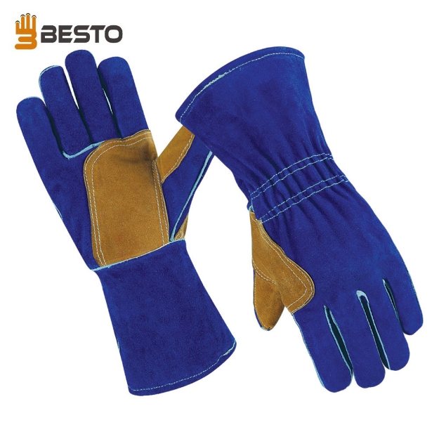 Besto 1024 Premium Heat Resistant Industrial Leather Welding Gloves		