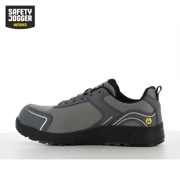 Safety Jogger AAK S1P Heat Resistant HRO Low Ankle Electrostatic Discharge ESD Safety Shoes		