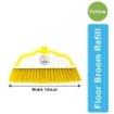 FB 085 FLOOR BROOM REFILL red, blue, green and yellow 