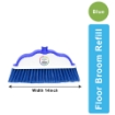 FB 085 FLOOR BROOM REFILL red, blue, green and yellow 