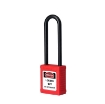 LOTO PL-G37 Nylon Long Shackle Non Conductive Lock Out Safety Padlock		