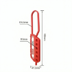 LOTO Dielectric Safety Hasp 3 and 6 Hole Non-Conductive Lockout Device