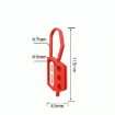 LOTO Dielectric Safety Hasp 3 and 6 Hole Non-Conductive Lockout Device
