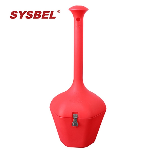 Sysbel CBR8101 Red Cigarette Butts Receptacle, Umbrella-shaped Covered head, Cigarette Disposal		