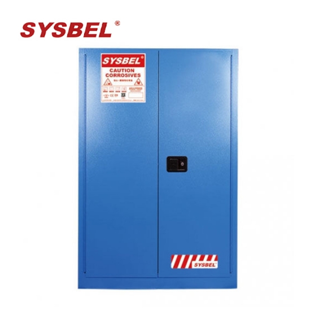Picture of SYSBEL WA810450B blue 45 Gal 170 L Corrosive Liquid Safety Storage Cabinet FM And CE Approved