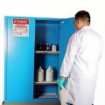 Picture of SYSBEL WA810450B blue 45 Gal 170 L Corrosive Liquid Safety Storage Cabinet FM And CE Approved