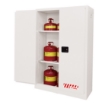 SYSBEL WA810450W White 45 Gal 170 L FM And CE Certified Toxic Chemical Safety Storage Cabinet
