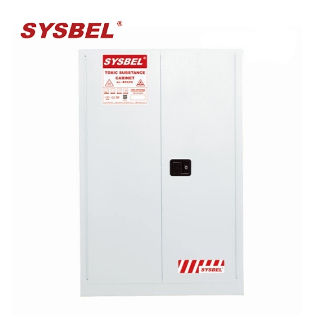 SYSBEL WA810450W White 45 Gal 170 L FM And CE Certified Toxic Chemical Safety Storage Cabinet		