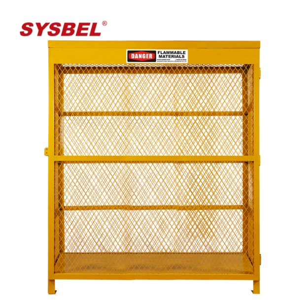 SYSBEL WA710589 Gas Cylinder Storage Cage 8 Horizontal 9 Vertical Cylinders