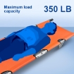 Lightweight Aluminum Alloy Folding Rescue Stretcher with Carry Bag