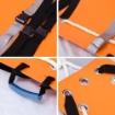 Multifunction Roll Rescue Stretcher EVA Plastic For Horizontal And Vertical Lift