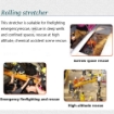 Multifunction Roll Rescue Stretcher EVA Plastic For Horizontal And Vertical Lift