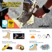 Safetoe H 9438 Beige S1P Suede Steel Toe Combat Safety Boots For Work