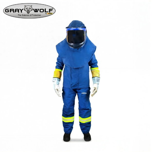 Graywolf Electric Arc Flash Coverall 75 CAL Multi Layer Protective Suit for Electrical Safety