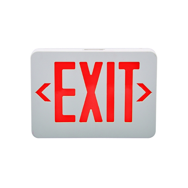 LX 750G R Emergency Exit Light Red and green UL Listed Exit Sign with Rechargeable Battery or Cell Backup
