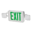 LED Combo Emergency Exit Sign Green or red Letters with Emergency Lightv