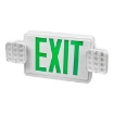 LED Combo Emergency Exit Sign Green or red Letters with Emergency Lightv