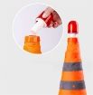RTCL Road Hazard Warning Red Traffic Cone LED Emergency Light