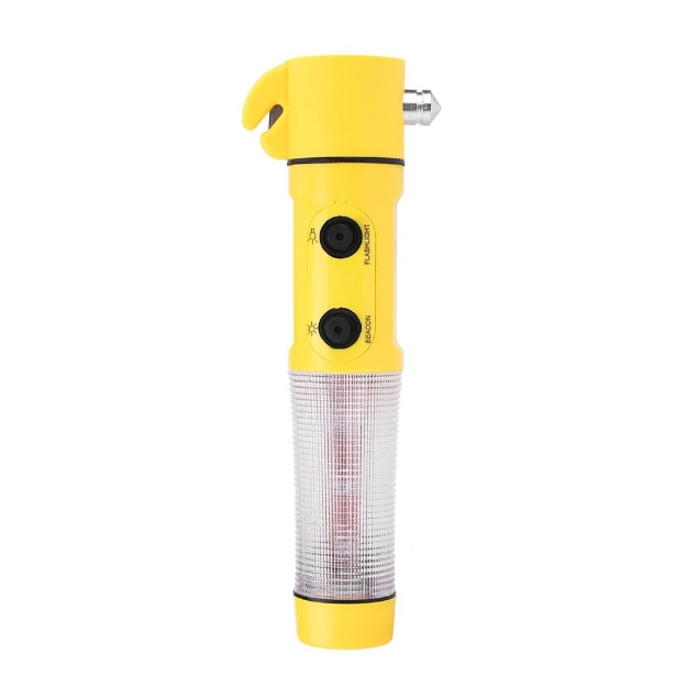 MFF Multi Function Magnetic LED Flashlight Safety Hammer and Emergency Escape Tool