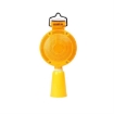 TL0014 Solar Road Safety LED Flashing Warning Light Traffic Cone Mounted