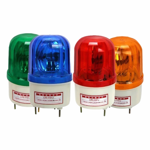 Picture of LTE 11011 Revolving Warning Light AC 220V Outdoor Safety Beacon with Alarm
