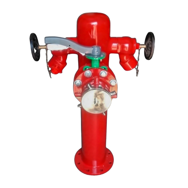 TWPFH1 Three Way Pillar Fire Hydrant Wet Barrel Fire Protection Hydrant equipment for Industrial and Municipal Fire Safety