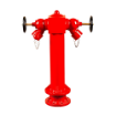 TPFH2 Two Way Pillar Fire Hydrant equipment Heavy Duty Wet Barrel Fire Protection Hydrant for Industrial and Municipal Fire Safety