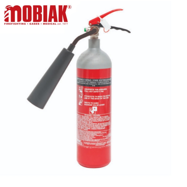 Mobiak 2 Kg Carbon Dioxide Portable Fire Extinguisher