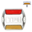 TPI MRS 100 Double Sided Cat Eye Road Studs Aluminum Alloy Acrylic Reflector With Shank