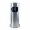 Outdoor 20 Liter Stainless Steel Rounded Standing Ashtray Dustbin 
