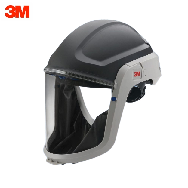 3M M 307 Respiratory Hard Hat with Premium Visor and Faceshield 