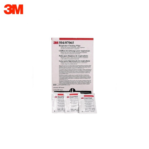 3M Respirator Cleaning Wipe 504